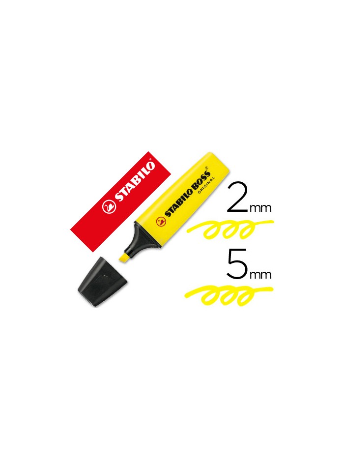 Rotulador stabilo boss fluorescente 70 amarillo Rotulador stabilo boss fluorescente 70 amarillo