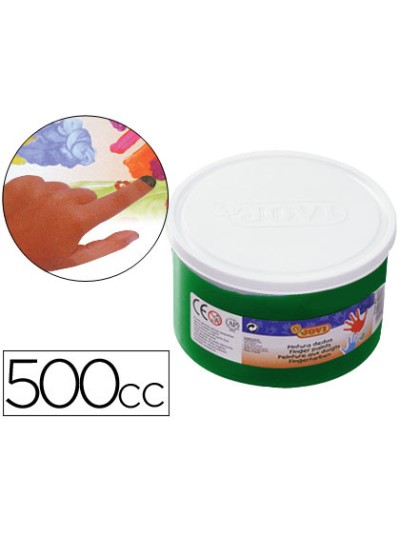 Pintura a dedos jovi 500 cc verde