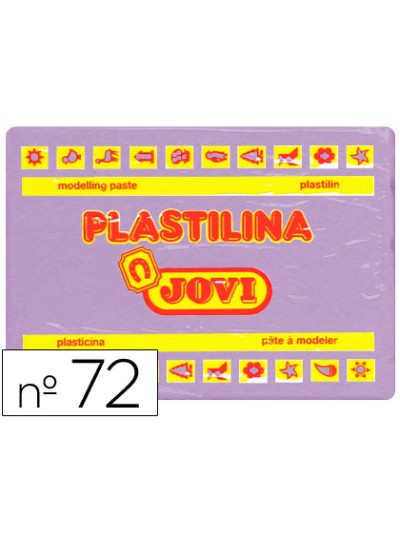 Plastilina jovi 72 lila unidad tamaño grande