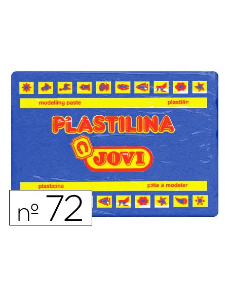 Plastilina jovi 72 azul oscuro unidad tamaño grande