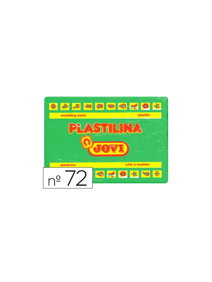 Plastilina jovi 72 verde claro unidad tamaño grande Plastilina jovi 72 verde claro unidad tamaño grande