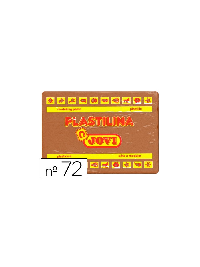 Plastilina jovi 72 marron unidad tamaño grande Plastilina jovi 72 marron unidad tamaño grande