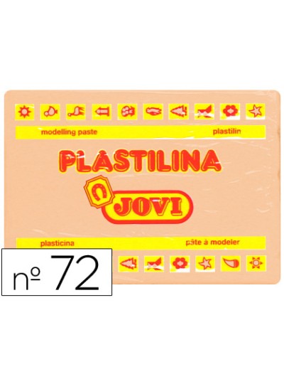 Plastilina jovi 72 carne unidad tamaño grande