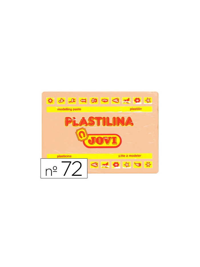 Plastilina jovi 72 carne unidad tamaño grande