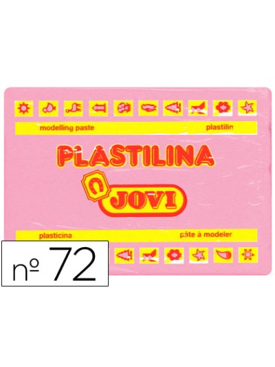 Plastilina jovi 72 rosa unidad tamaño grande