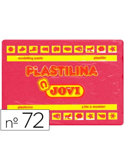 Plastilina jovi 72 rubi unidad tamaño grande