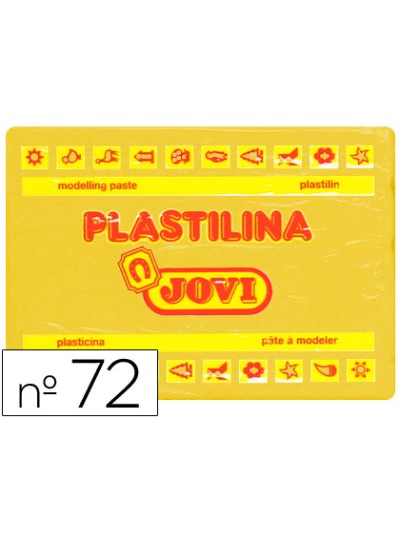 Plastilina jovi 72 amarillo oscuro unidad tamaño grande