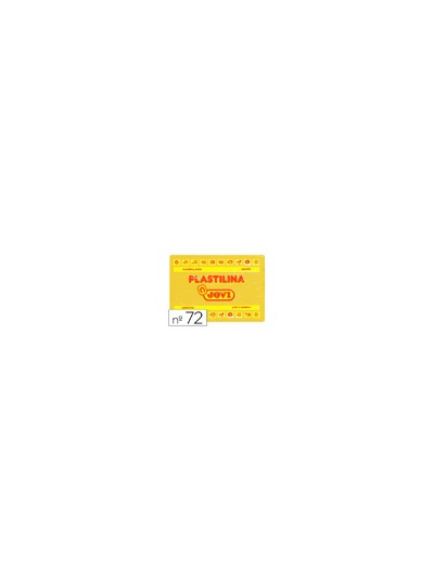 Plastilina jovi 72 amarillo oscuro unidad tamaño grande