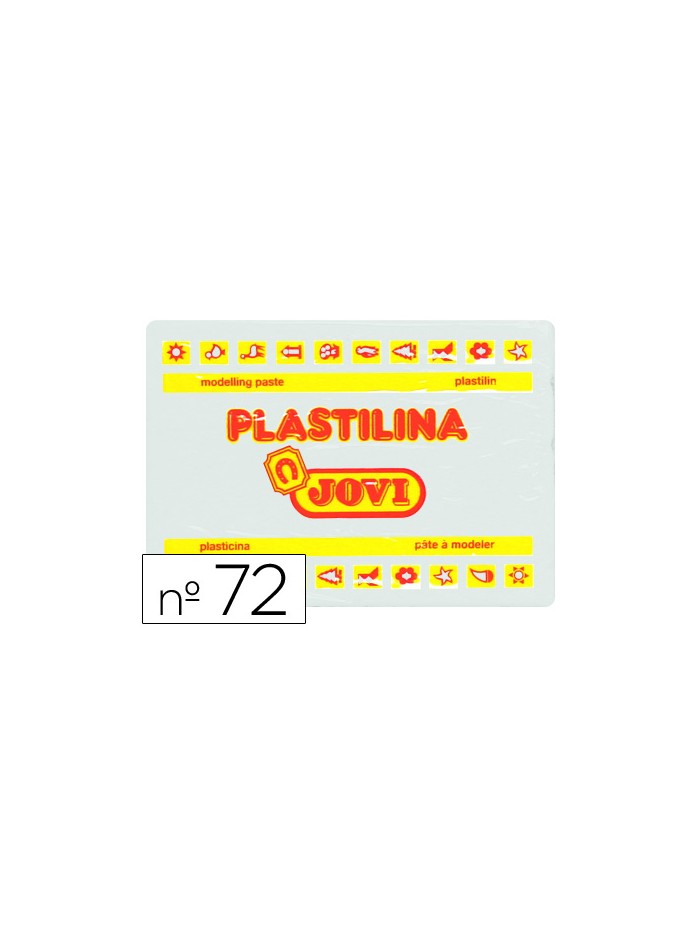 Plastilina jovi 72 blanco unidad tamaño grande Plastilina jovi 72 blanco unidad tamaño grande