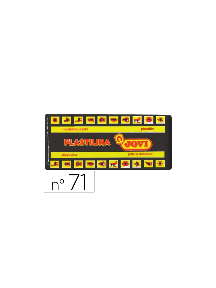 Plastilina jovi 71 negro unidad tamaño mediano Plastilina jovi 71 negro unidad tamaño mediano