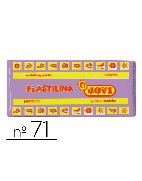 Plastilina jovi 71 lila unidad tamaño mediano