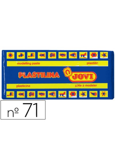 Plastilina jovi 71 azul oscuro unidad tamaño mediano