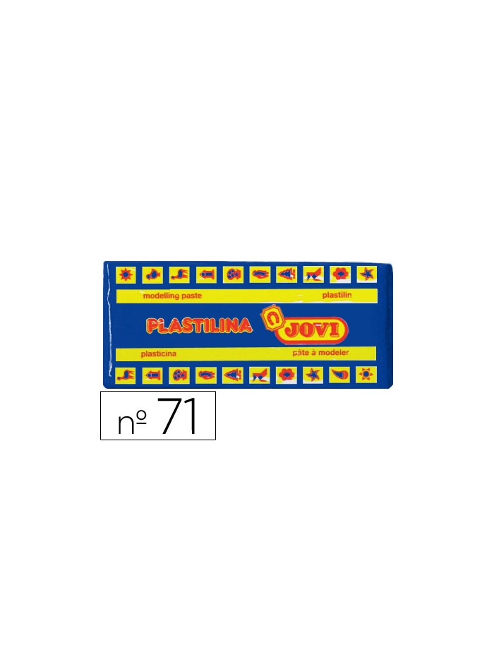 Plastilina jovi 71 azul oscuro unidad tamaño mediano Plastilina jovi 71 azul oscuro unidad tamaño mediano