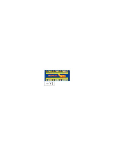 Plastilina jovi 71 azul oscuro unidad tamaño mediano