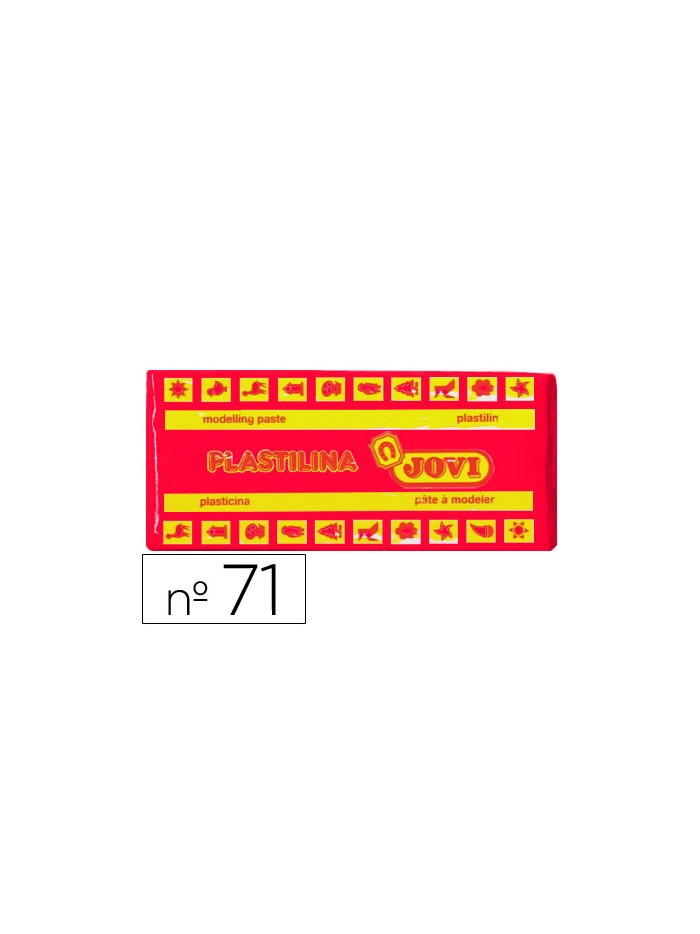 Plastilina jovi 71 rubi unidad tamaño mediano Plastilina jovi 71 rubi unidad tamaño mediano