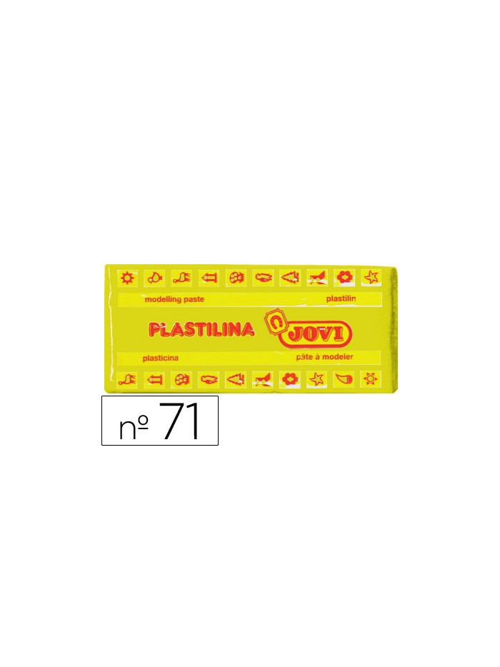 Plastilina jovi 71 amarillo oscuro unidad tamaño mediano Plastilina jovi 71 amarillo oscuro unidad tamaño mediano