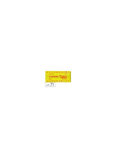 Plastilina jovi 71 amarillo oscuro unidad tamaño mediano