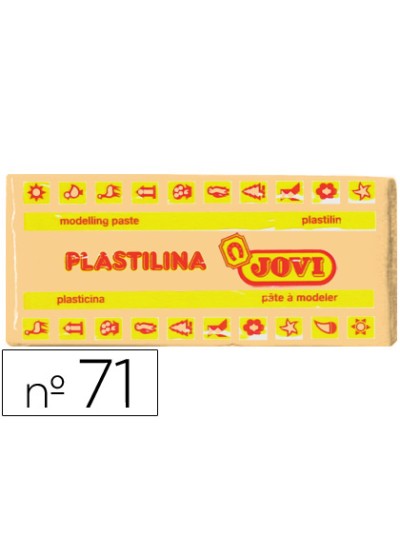 Plastilina jovi 71 carne unidad tamaño mediano