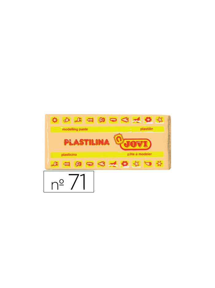 Plastilina jovi 71 carne unidad tamaño mediano Plastilina jovi 71 carne unidad tamaño mediano
