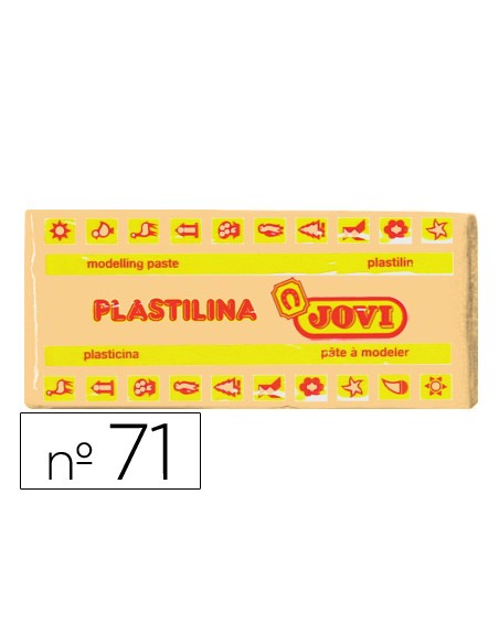 Plastilina jovi 71 carne unidad tamaño mediano