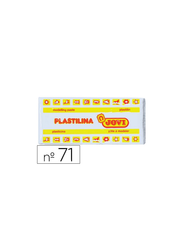 Plastilina jovi 71 blanco unidad tamaño mediano Plastilina jovi 71 blanco unidad tamaño mediano