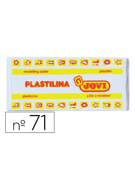 Plastilina jovi 71 blanco unidad tamaño mediano