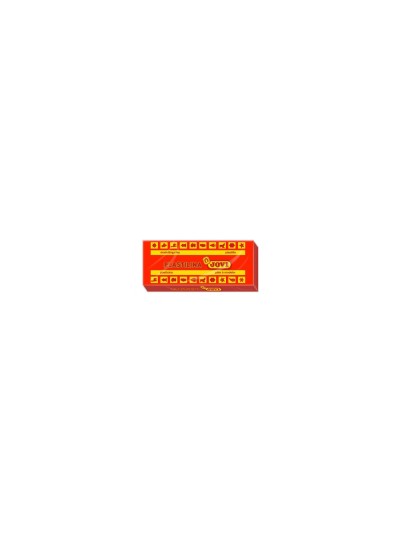 Plastilina jovi 71 rojo unidad tamaño mediano