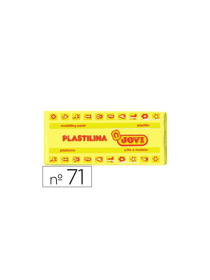 Plastilina jovi 71 amarillo claro unidad tamaño mediano Plastilina jovi 71 amarillo claro unidad tamaño mediano