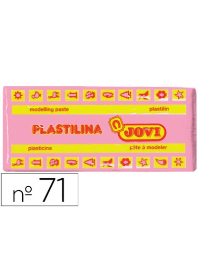 Plastilina jovi 71 rosa unidad tamaño mediano