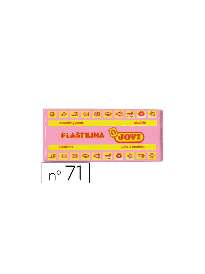 Plastilina jovi 71 rosa unidad tamaño mediano Plastilina jovi 71 rosa unidad tamaño mediano