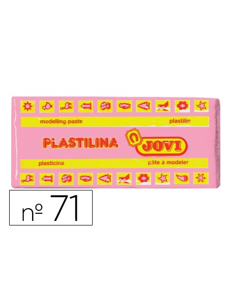 Plastilina jovi 71 rosa unidad tamaño mediano