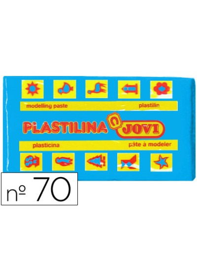 Plastilina jovi 70 azul claro unidad tamaño pequeño