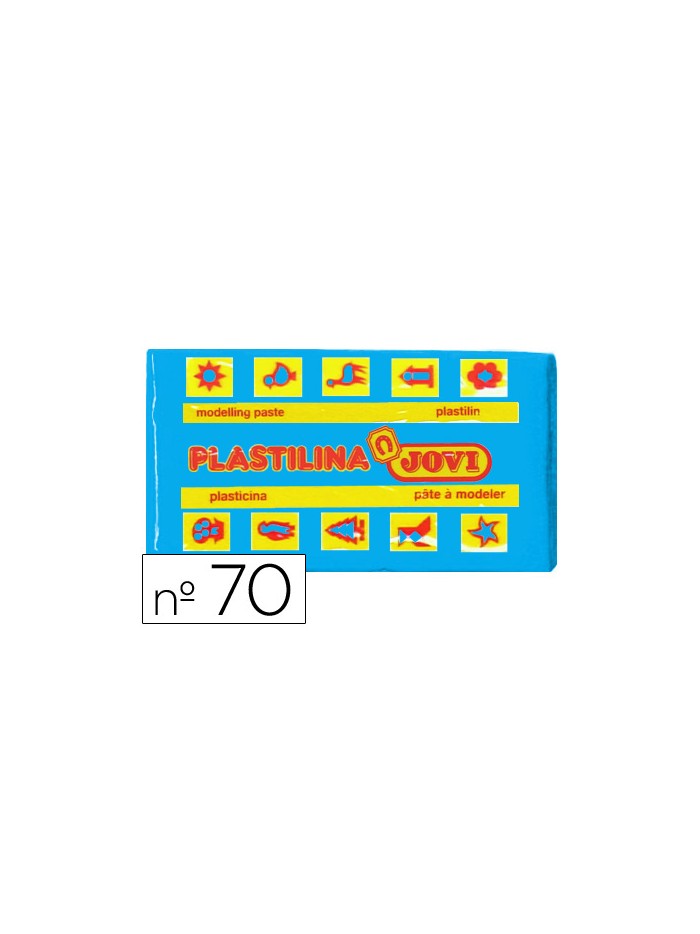Plastilina jovi 70 azul claro unidad tamaño pequeño Plastilina jovi 70 azul claro unidad tamaño pequeño