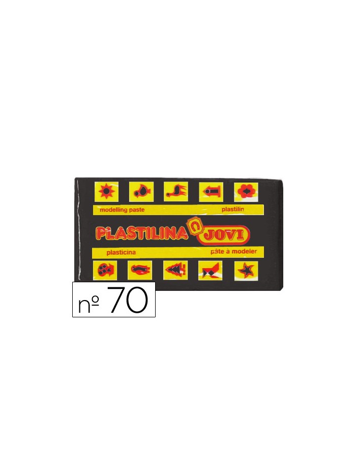 Plastilina jovi 70 negro unidad tamaño pequeño Plastilina jovi 70 negro unidad tamaño pequeño