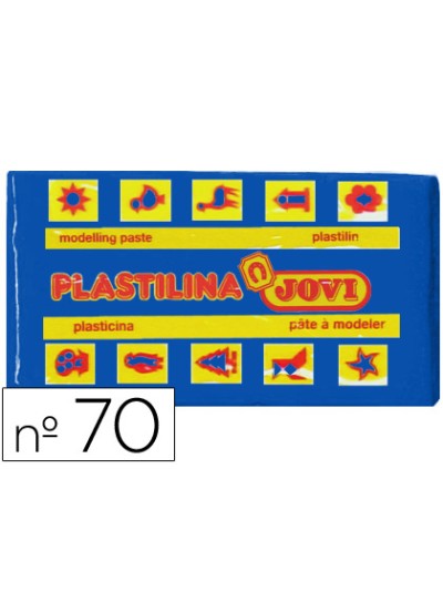 Plastilina jovi 70 azul oscuro unidad tamaño pequeño