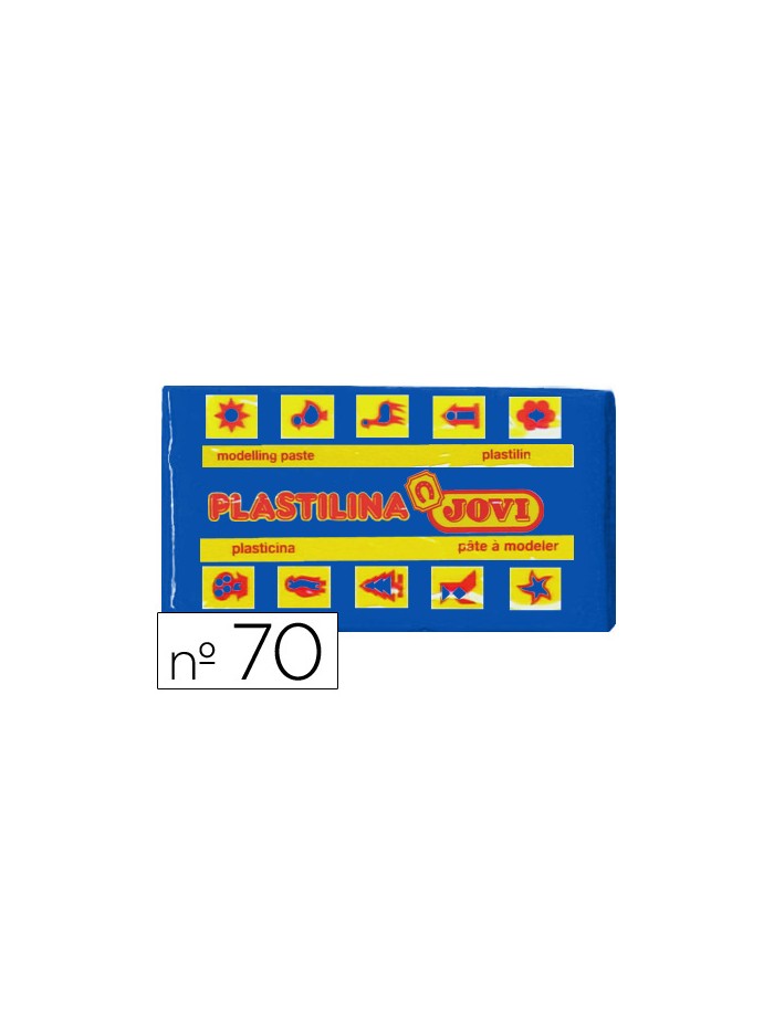 Plastilina jovi 70 azul oscuro unidad tamaño pequeño Plastilina jovi 70 azul oscuro unidad tamaño pequeño