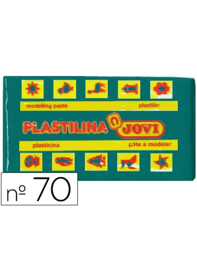Plastilina jovi 70 verde oscuro unidad tamaño pequeño