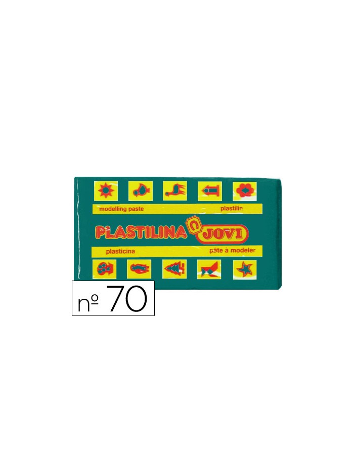 Plastilina jovi 70 verde oscuro unidad tamaño pequeño Plastilina jovi 70 verde oscuro unidad tamaño pequeño