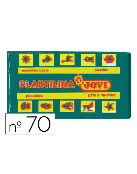 Plastilina jovi 70 verde oscuro unidad tamaño pequeño