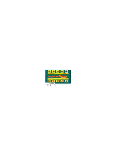 Plastilina jovi 70 verde oscuro unidad tamaño pequeño