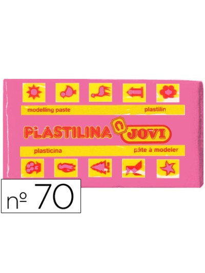 Plastilina jovi 70 rosa unidad tamaño pequeño