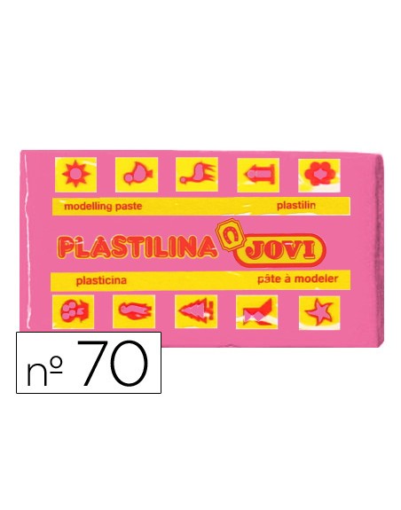 Plastilina jovi 70 rosa unidad tamaño pequeño