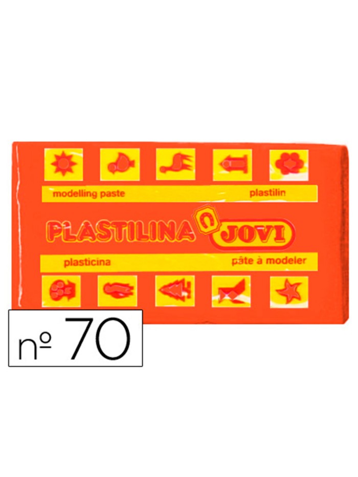 Plastilina jovi 70 naranja unidad tamaño pequeño Plastilina jovi 70 naranja unidad tamaño pequeño