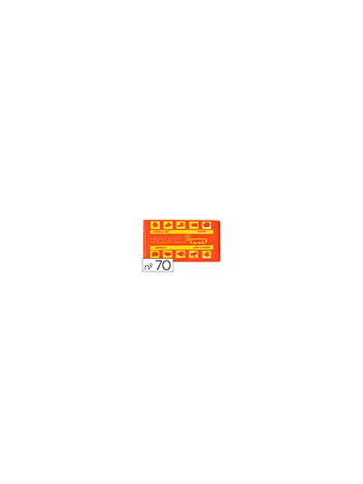 Plastilina jovi 70 naranja unidad tamaño pequeño