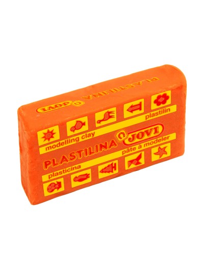 Plastilina jovi 70 naranja unidad tamaño pequeño