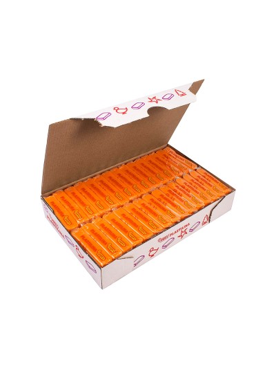 Plastilina jovi 70 naranja unidad tamaño pequeño
