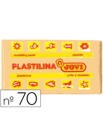 Plastilina jovi 70 carne unidad tamaño pequeño