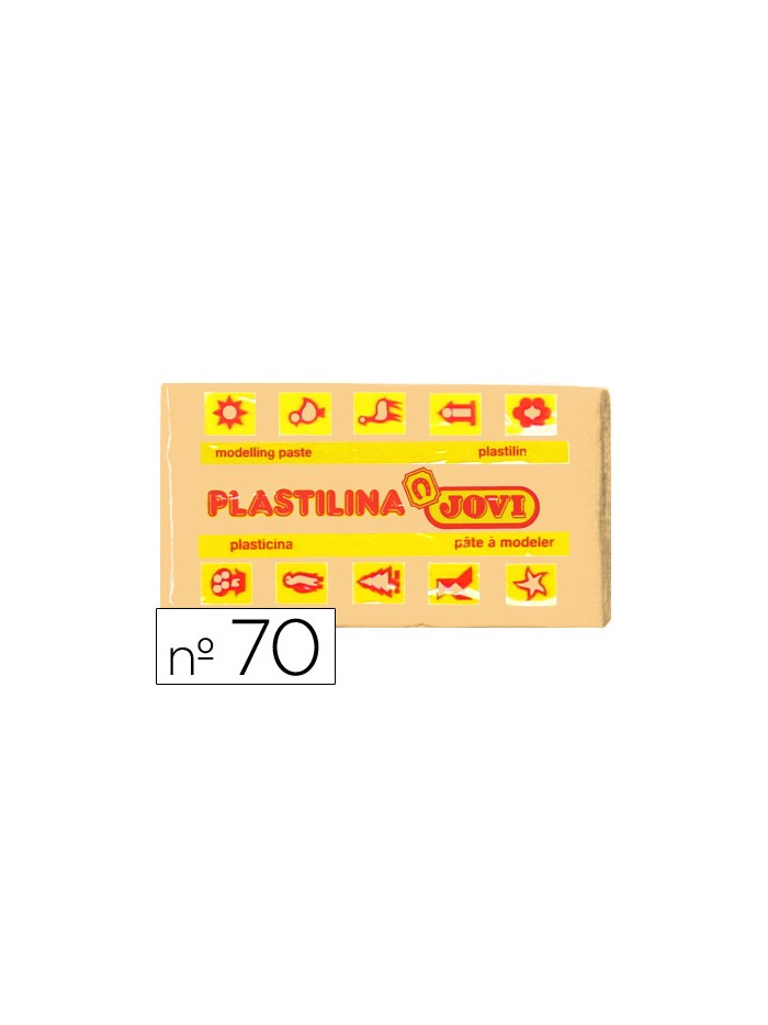 Plastilina jovi 70 carne unidad tamaño pequeño Plastilina jovi 70 carne unidad tamaño pequeño