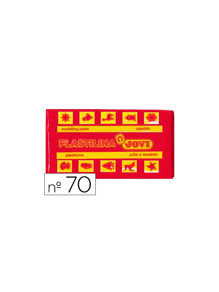 Plastilina jovi 70 rojo unidad tamaño pequeño Plastilina jovi 70 rojo unidad tamaño pequeño