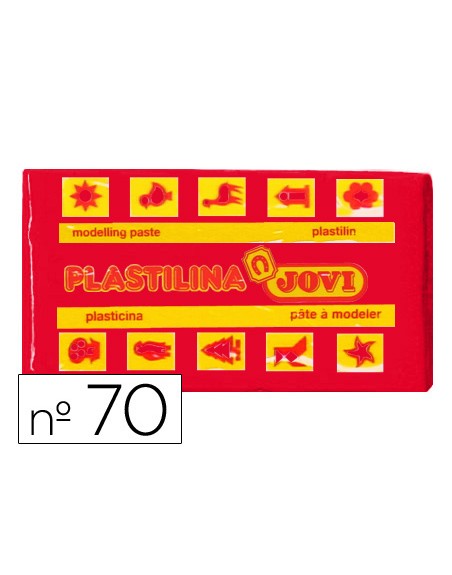 Plastilina jovi 70 rojo unidad tamaño pequeño